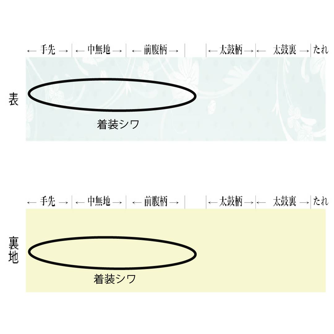 名古屋帯 正絹 Aランク 松葉仕立て 銀色(ぎんいろ) 花文様 綴れ織り 帯丈355cm ポイント柄 セミフォーマル 銀系 1124012783322