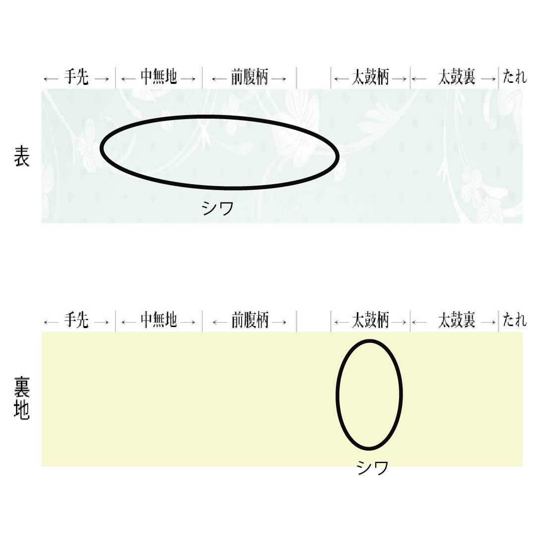 名古屋帯 正絹 Aランク 名古屋仕立て 冥色(めいしょく) 抽象柄 単色 帯丈360cm 六通 カジュアル 青系 1124012513317