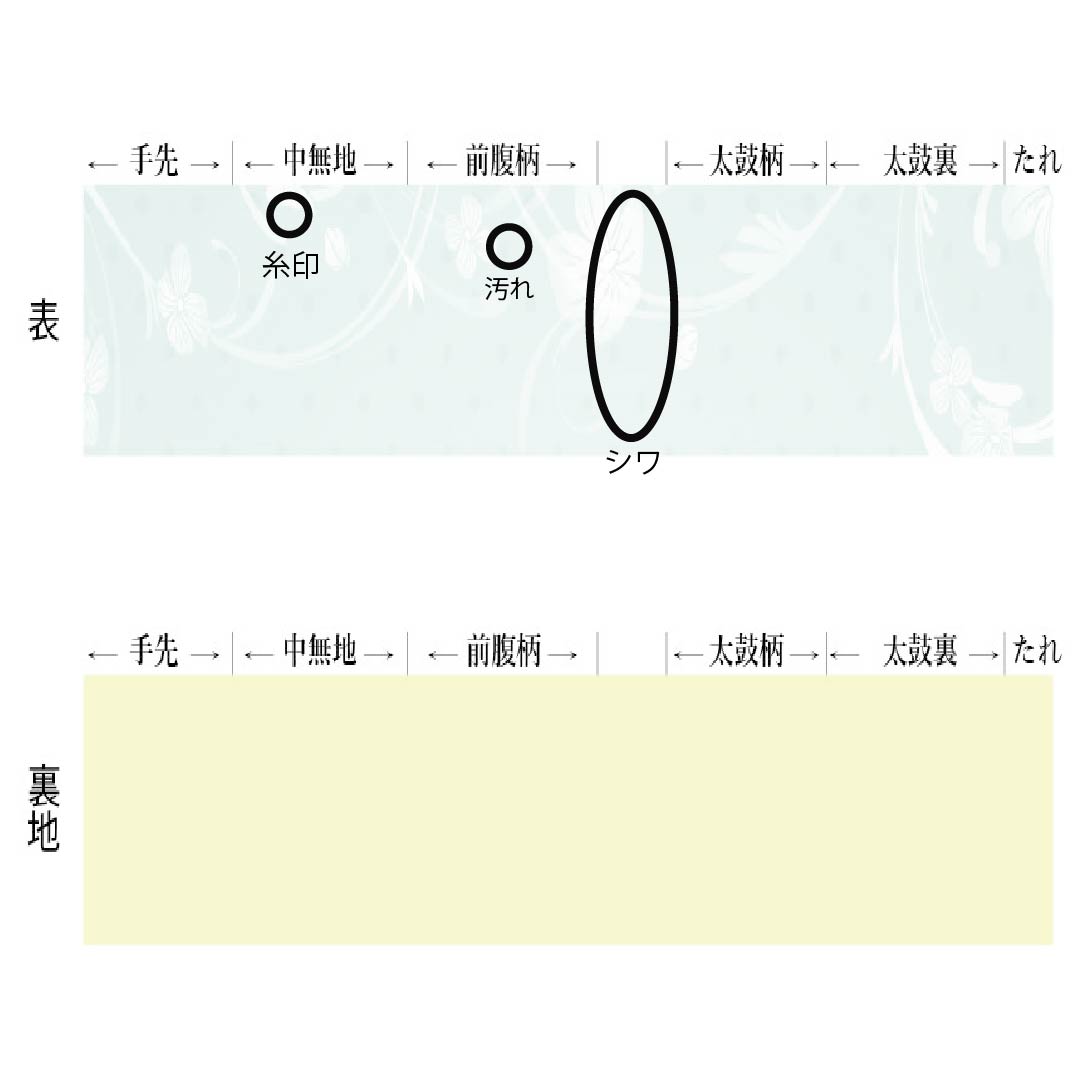 名古屋帯 正絹 Sランク 名古屋仕立て 乳白色(にゅうはくしょく) 蝶 夏帯 帯丈349cm 六通 セミフォーマル 白系 1124013152311