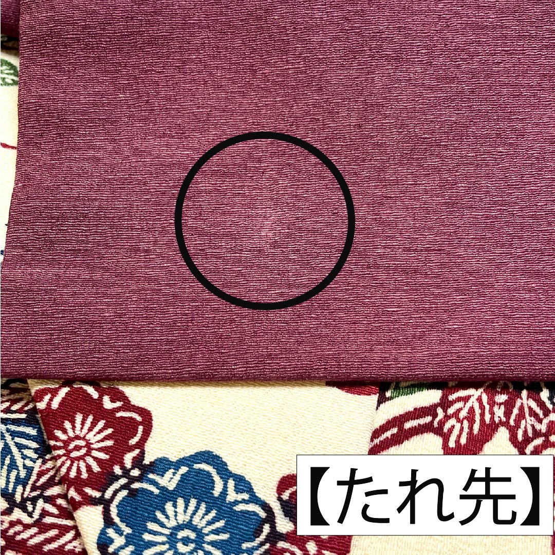 Nagoya Obi, genuine silk, A rank, Nagoya tailoring, Tokyo Shiracha-iro (light beige) with Katazome dyeing, Shitan-iro (rosewood) classic pattern, obi length 348cm, full pattern, casual, cream系, 1124011973315