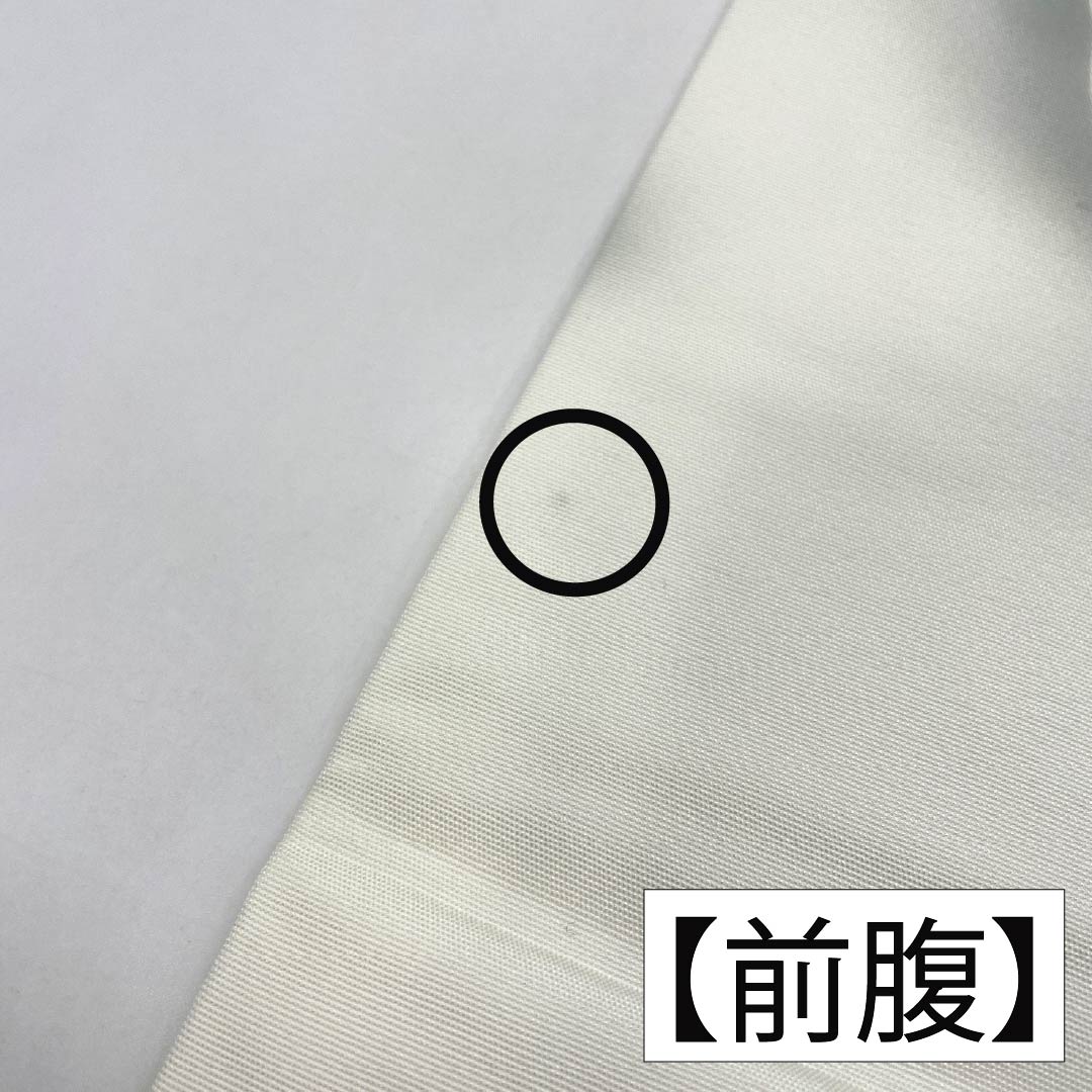 Nagoya Obi, Pure Silk, A Rank, Nagoya Tailored, Milky White, Shioze, Western Floral Pattern, Obi Length 352cm, Partial Pattern, Casual, White Tone, 1124011753311