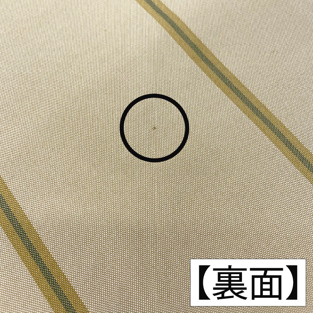 名古屋帯 正絹 Sランク 名古屋仕立て 桑色白茶色(くわいろしろちゃいろ) 格子 抽象柄 帯丈362cm ポイント柄 セミフォーマル ベージュ系 1124012242325
