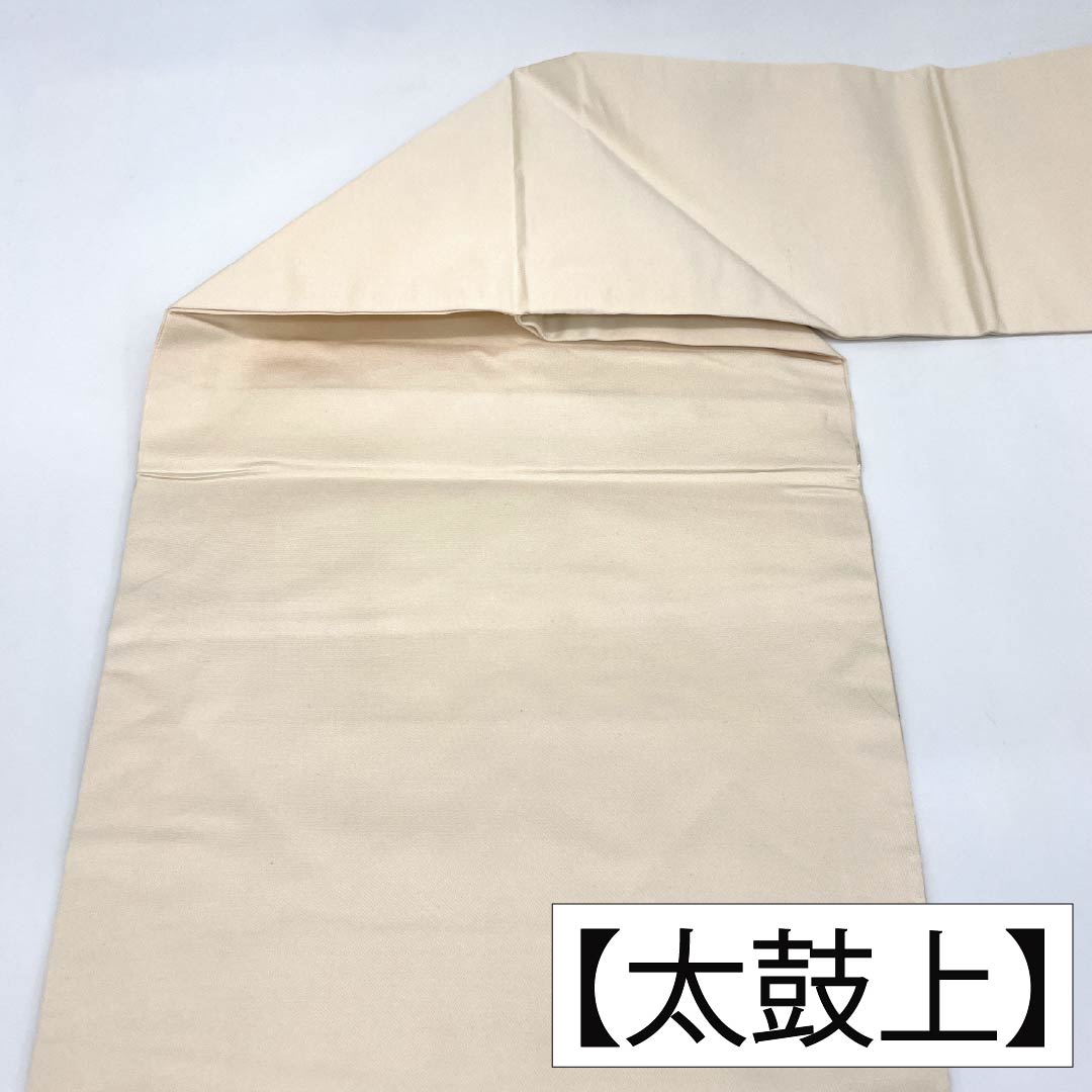 名古屋帯 正絹 Aランク 名古屋仕立て 生成り色(きなりいろ) 古典柄 帯丈362cm ポイント柄 セミフォーマル 白系 1124012803311