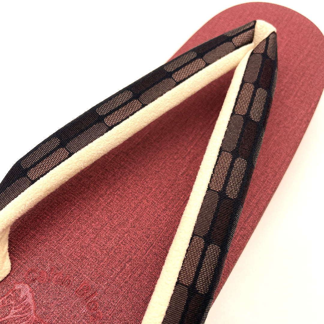 (Brand new, unused) Karen Blosso Cafe Sandals, Size L, Red, NEW Rank, 1122000441412