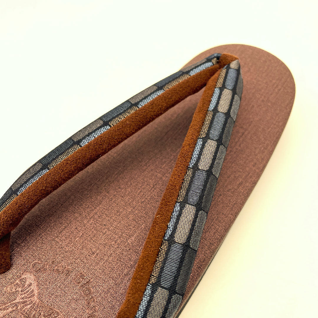 (Brand new, unused) Karen Blosso Cafe Sandals, Size L, Brown, NEW Rank, 1122000871414
