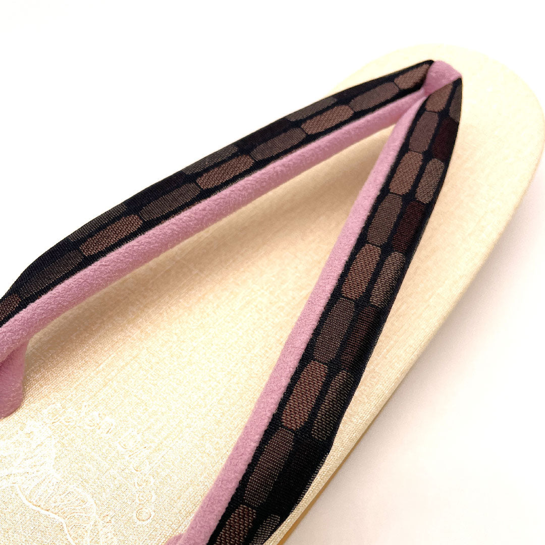 (Brand new, unused) Karen Blosso Cafe Sandals, Size L, Cream, NEW Rank, 1122000351415