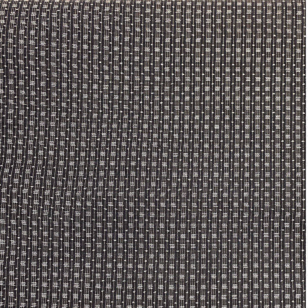 Men's cloth, pure silk, muddy Oshima Tsumugi ensemble, S rank, black, 1130000032910