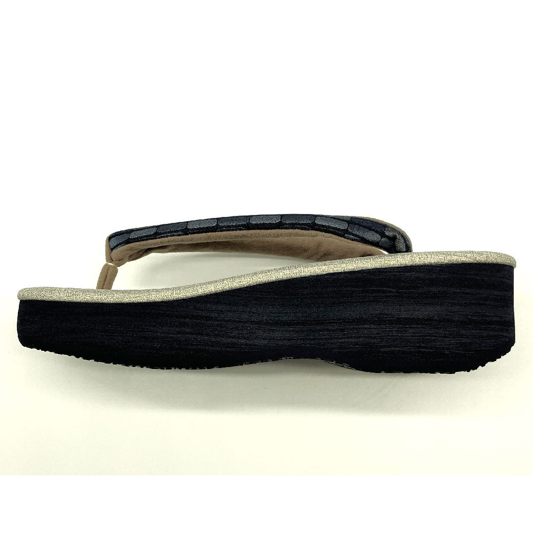 (Brand new, unused) Karen Blosso Cafe Sandals, Size L, Gray, NEW Rank, 1122000361422