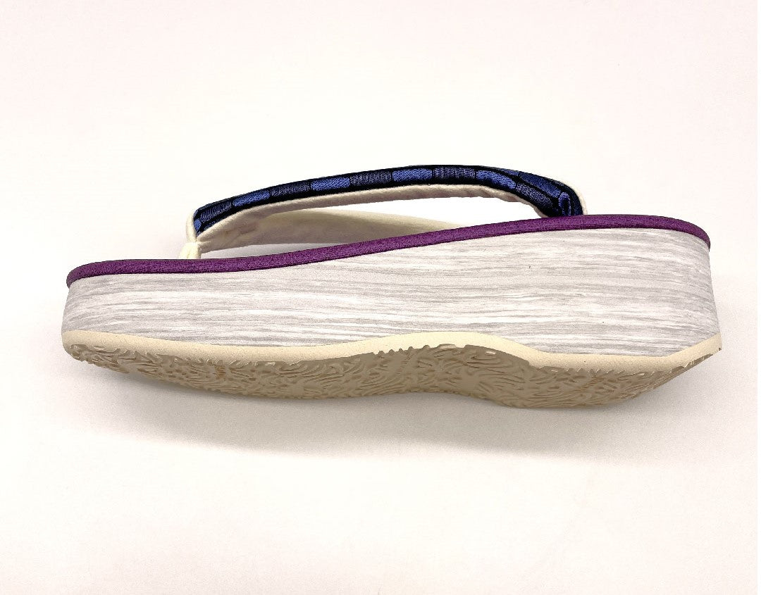 (Brand new, unused) Karen Blosso Cafe Sandals, Size M, Purple, NEW Rank, 1122000791320
