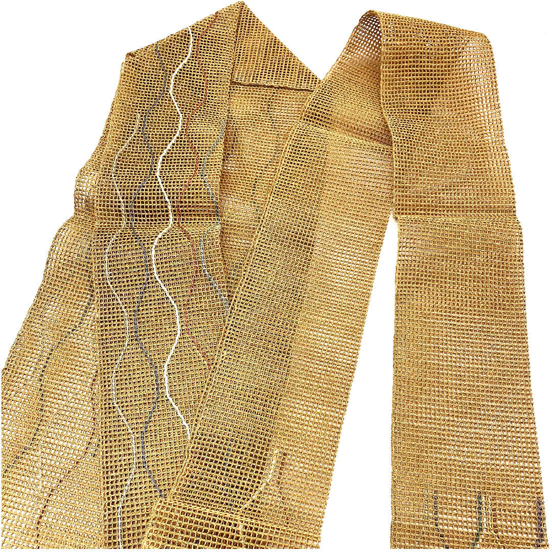 Nagoya obi, ro, tachiwaku pattern, obi length 368cm, pure silk, S rank, six-pass, casual, brown, 1124000562314, Nagoya style