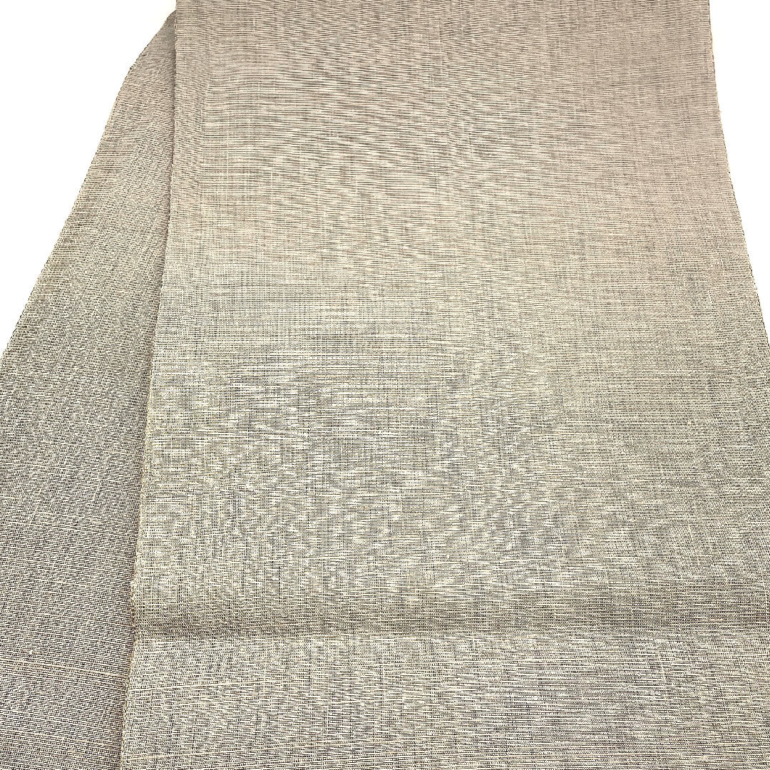 Fukuro Obi, scoop weave, geometric pattern, single layer, obi length 453cm, pure silk, S rank, point pattern, casual, gray, 1123001852422