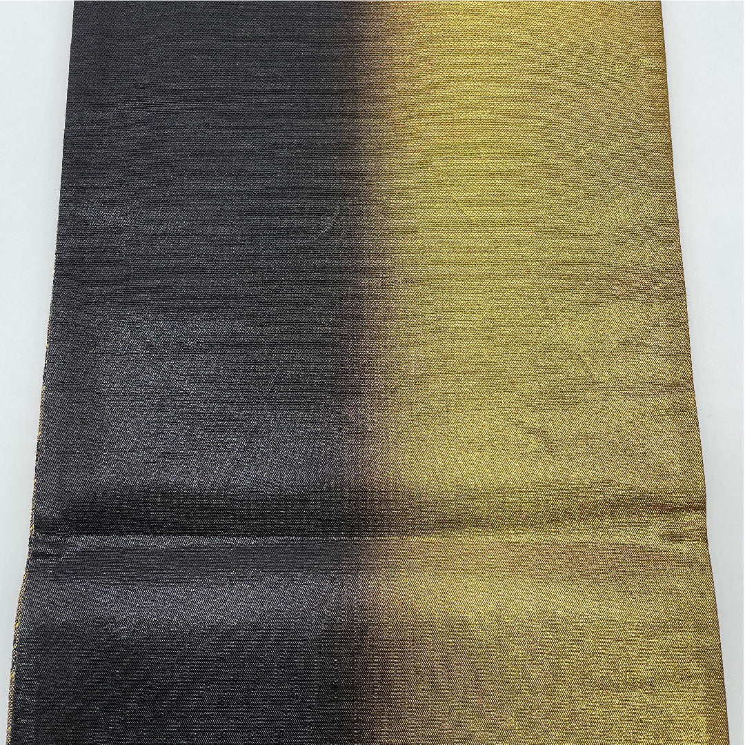 Fukuro Obi, Length 424cm, Pure Silk, A Rank, Six-way, Formal, Gold, 1123000613321