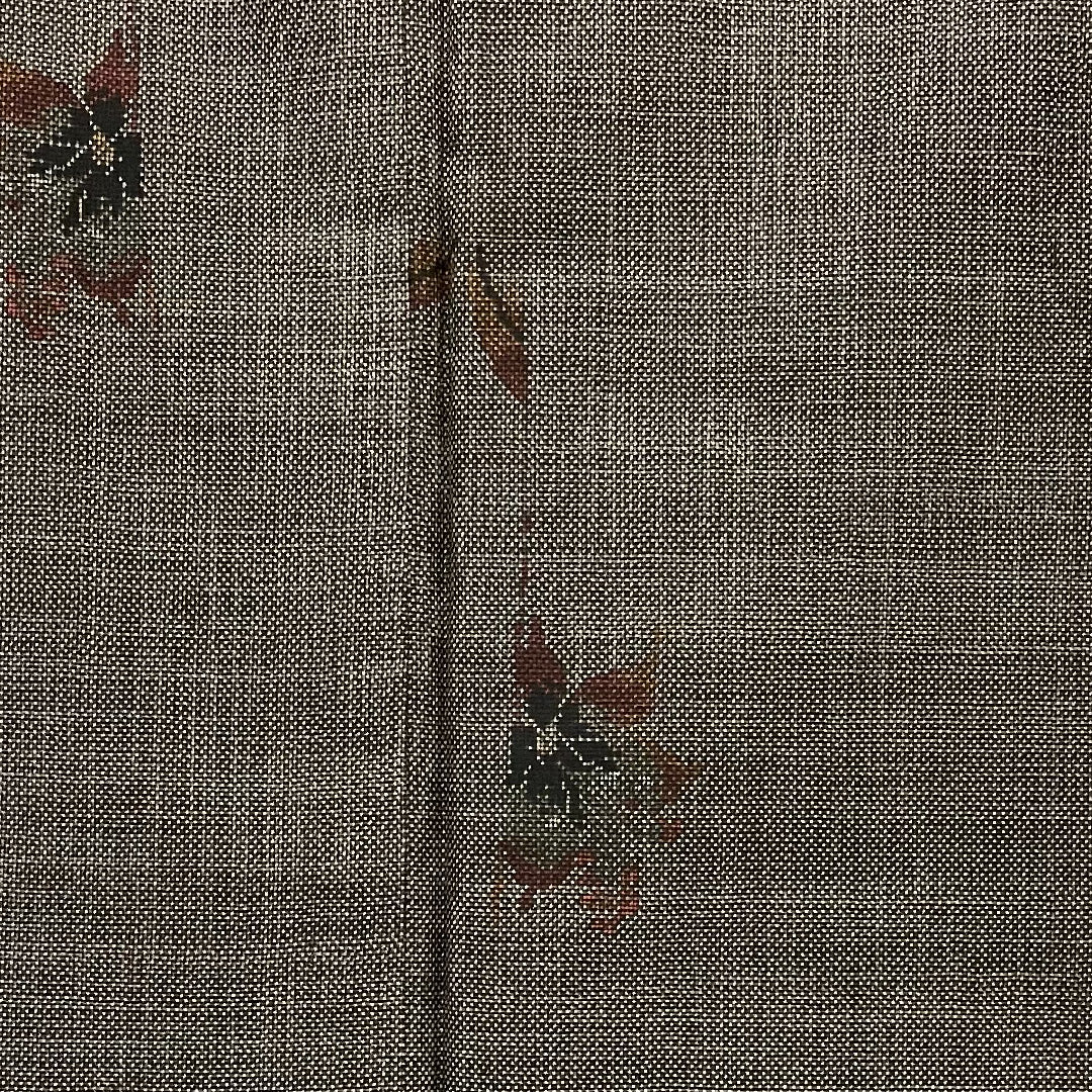 Oshima Tsumugi Length 160cm Sleeve length 66cm Original Pure silk Excellent condition Awase Brown 1116000172314