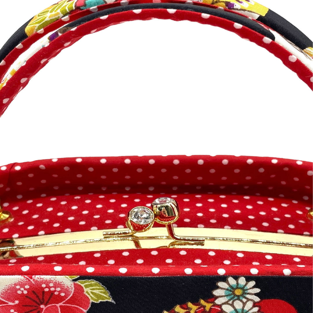 Japanese-style Bag Casual NEW Black Girl Handmade Artist Black 113900141110
