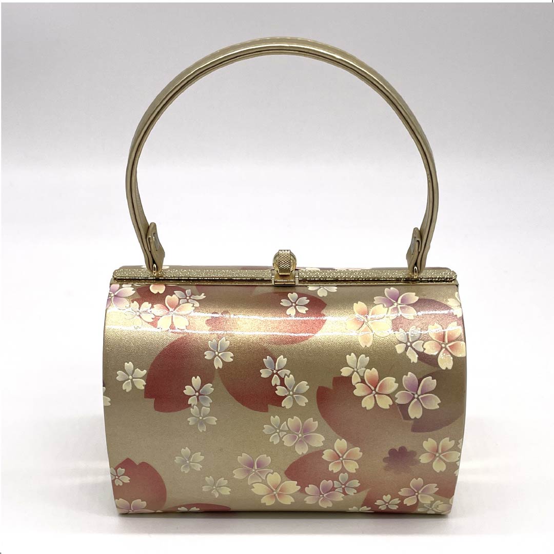 和装バック フォーマル 金色（きんいろ） 振袖用 桜 古典柄 金系 Aランク 113900015321