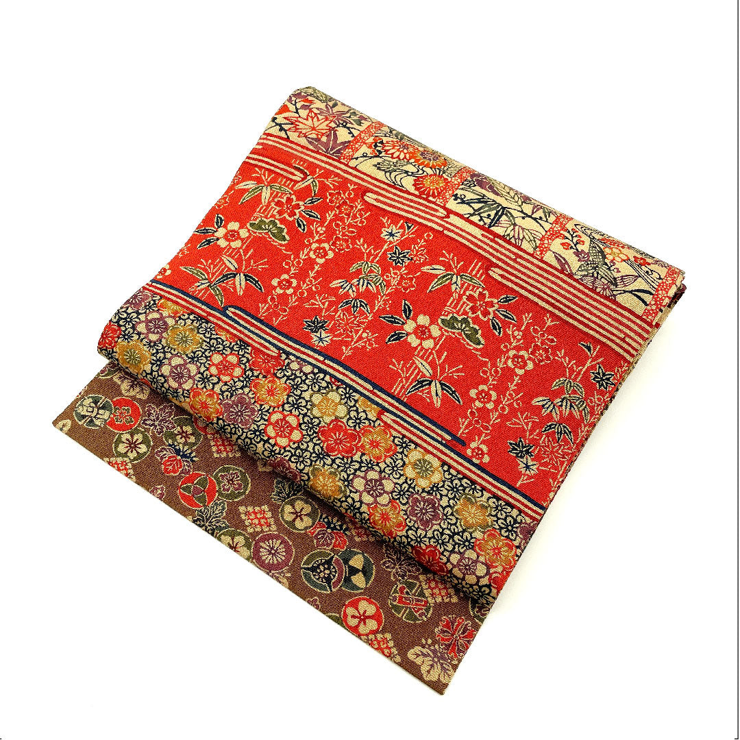 Nagoya obi, stencil-dyed obi, auspicious pattern, obi length 361cm, pure silk, B rank, full length, casual, gradation, 1124002594399, Nagoya style