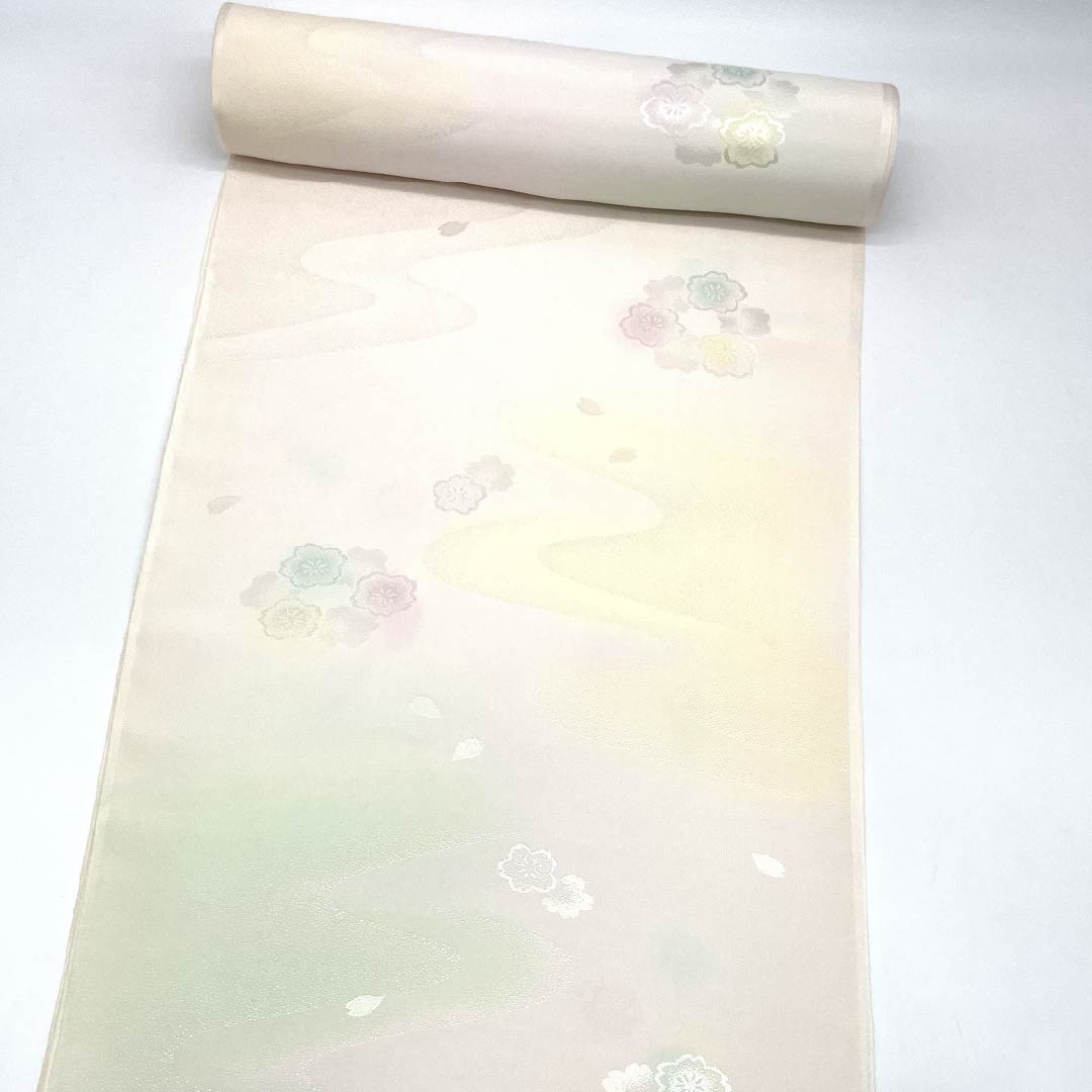 Fabric Roll Nagajuban Silk NEW Rank Created Kyoto-style Gradation Cherry Blossom Gradation Dyeing 1130001271999
