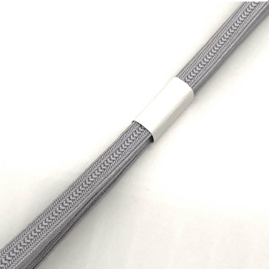 帯締め 正絹 Sランク 錫色（すずいろ） 三分紐 長さ約118.5cm 幅約0.9cm カジュアル グレー系 1135003932322