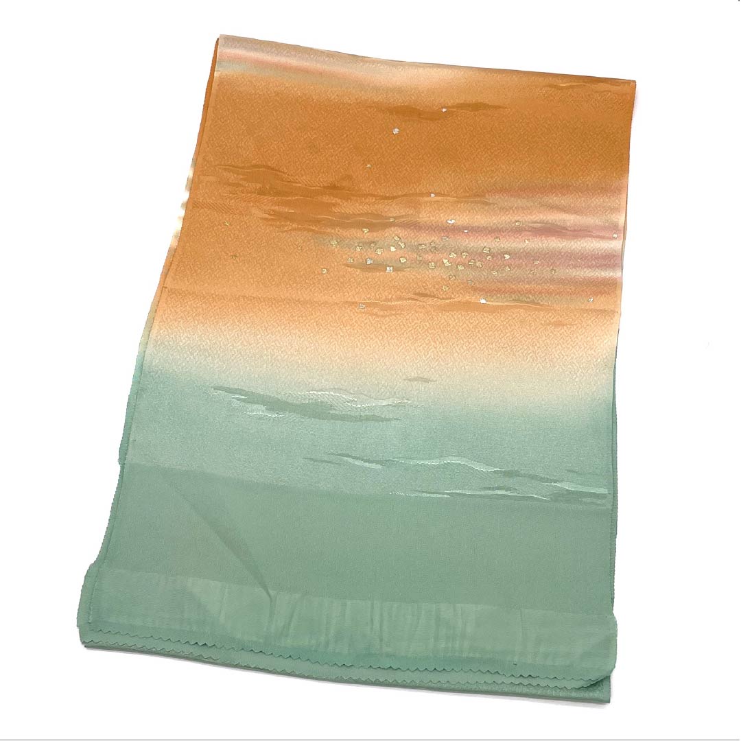 Obiage Silk S-Rank Semi-formal Uraha-iro and Anzu-iro Haze Gradation Length approx. 181cm Width approx. 29cm Gradation type 1136002842999