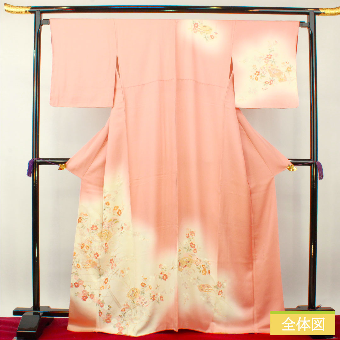 Homongi Pure silk Sleeve length 167.5cm Sleeve length 66.5cm Single plum color Suzhou embroidery Shantou embroidery Auspicious pattern S rank Pink 1112004062513