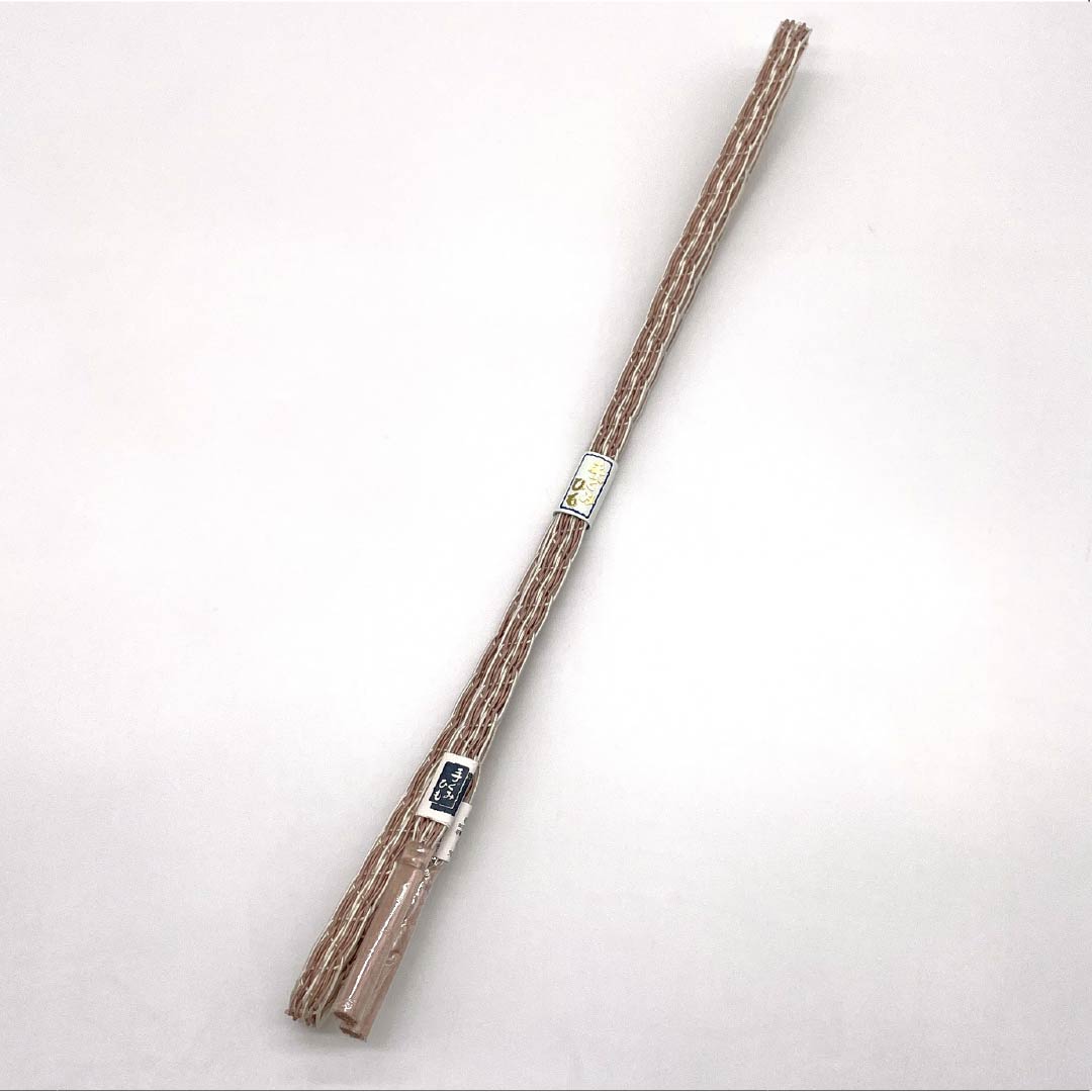 (Brand New) Pure Silk Obi-jime (Sash Band) in Naniwa Nezuiro (Naniwa Gray) for Single-Layer Kimono (Undercoat) Summer Wear, Approximately 160cm Long, 1.2cm Wide, Casual, Pink, Product Number: 1135005531313