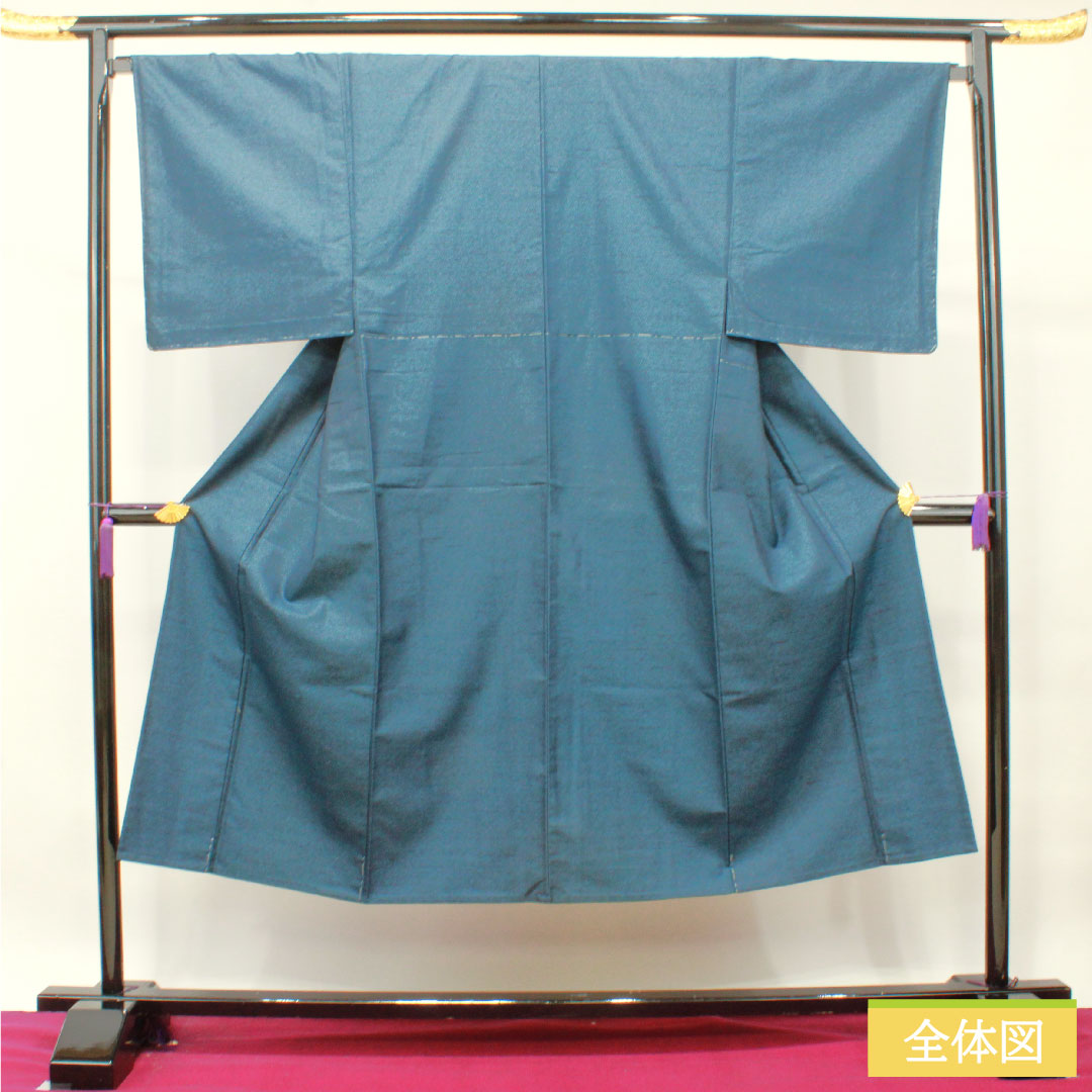 Men's wool, length 142cm, sleeve length 68.5cm, hexagonal pattern, basting thread included, unused, S rank, single layer, navy blue, 1119000762418