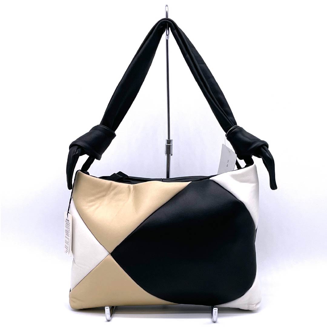(Like New) Western-style Cowhide Leather Bag, S-Rank, Like New, Cowhide Leather One-Shoulder Bag, Black, 119700029210