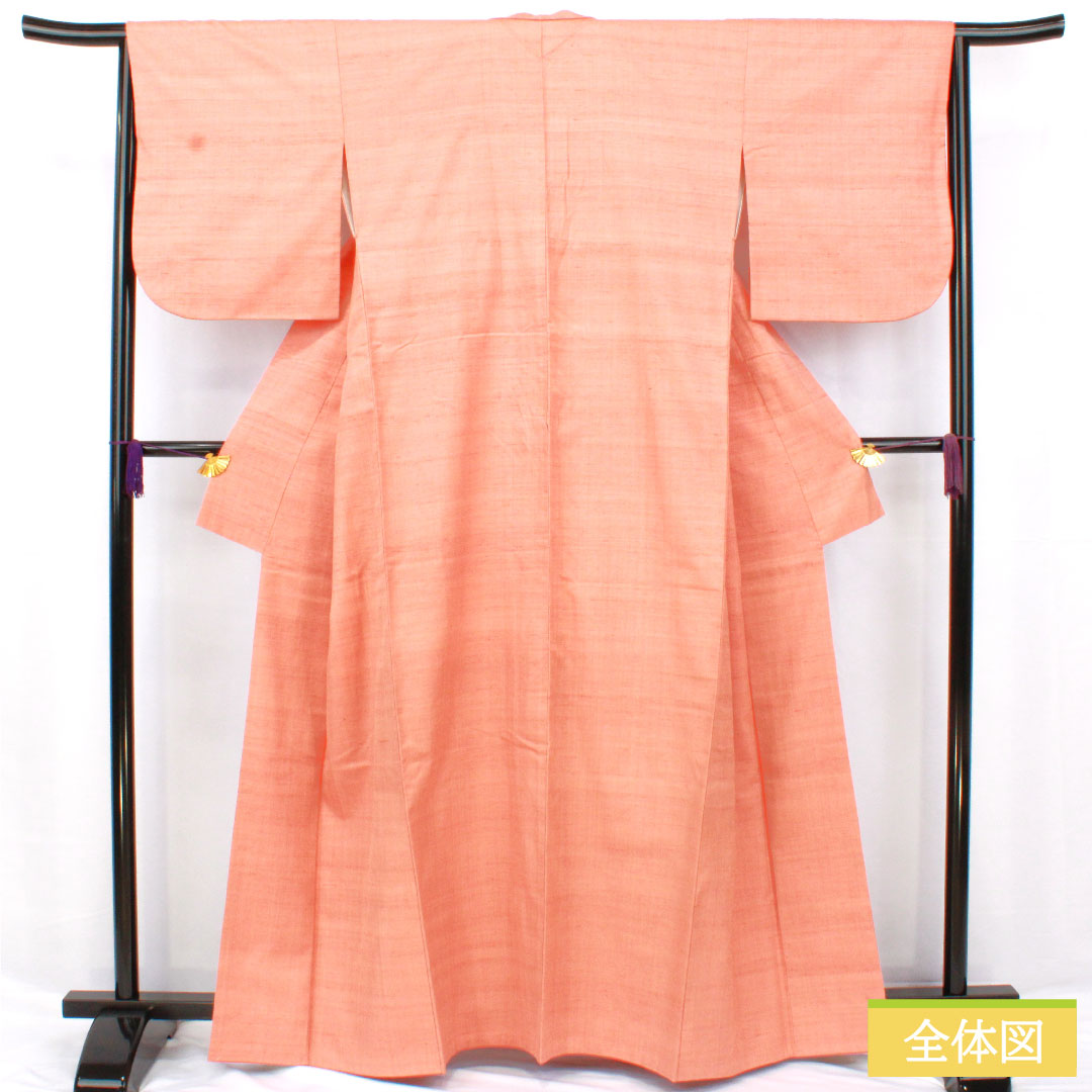 Plain color, pure silk, length 163.5cm, sleeve length 65cm, washed vermilion, pongee fabric, lined, A rank, vermilion, 1114001893416