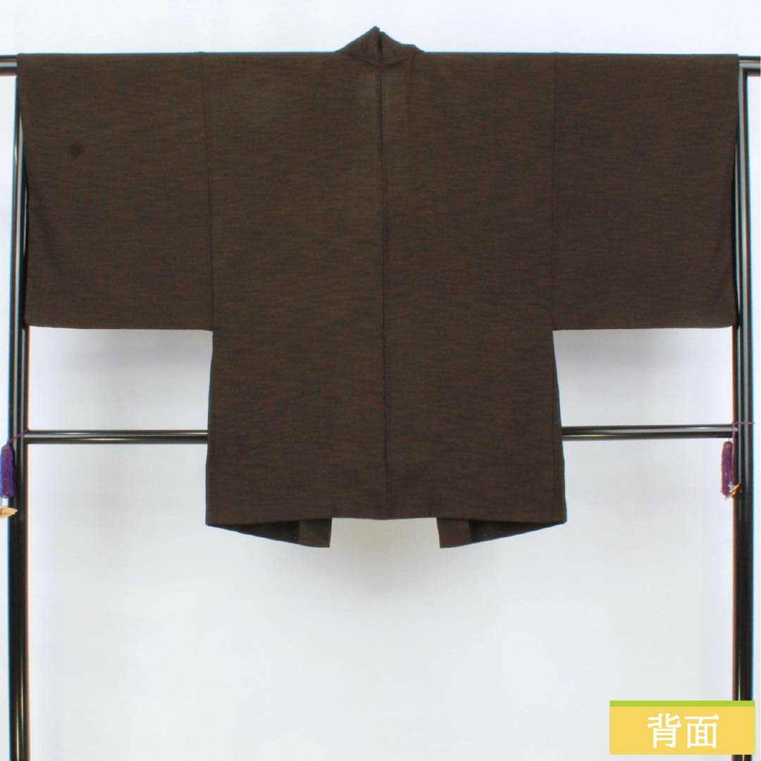 Men's silk, A-grade, length 84cm, sleeve length 66cm, dark grey with brown accents, product number 1119001203114