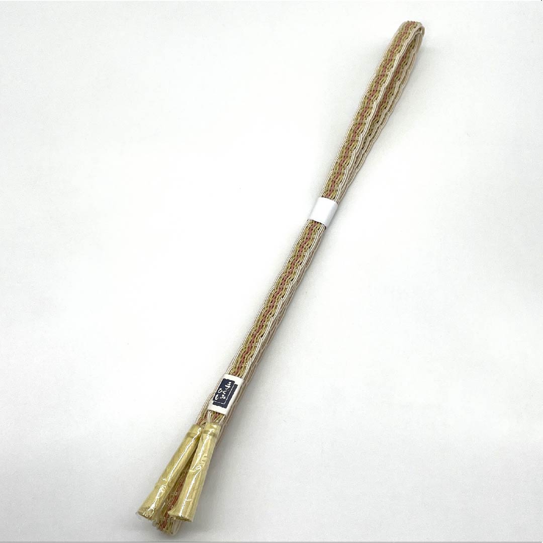 (新品)帯締め 正絹 NEWランク  浅黄色（あさききいろ） 単衣用 夏用  長さ約166cm 幅約1.4cm カジュアル 緑系 1135005711319