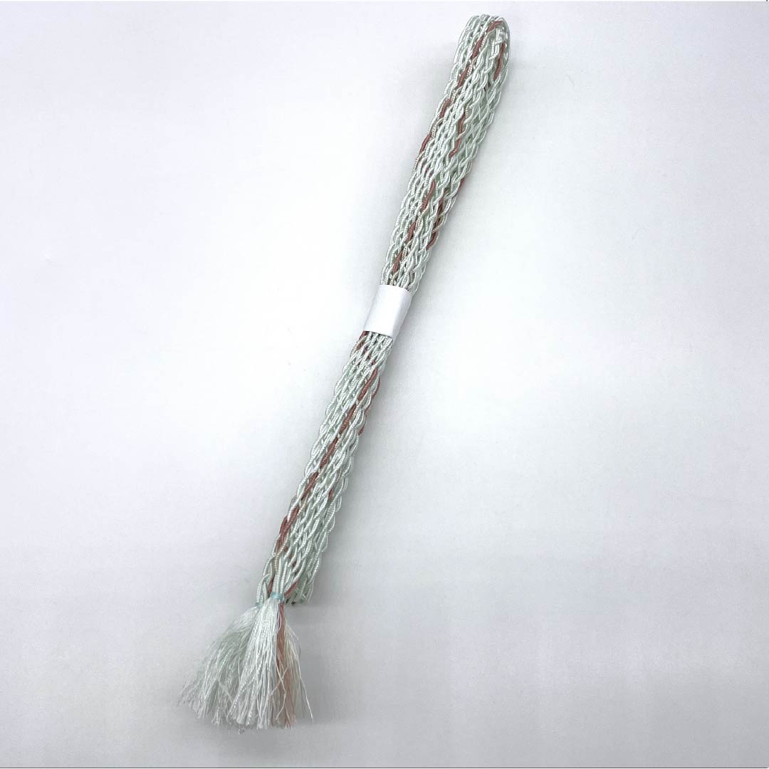 Obijime Silk S-rank Pale Celadon Blue Summer use Length approx. 160cm Width approx. 1cm Casual Light blue 1135006272324