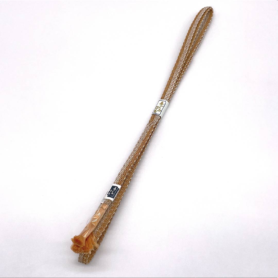 (Brand New) Pure Silk Obi-jime (Sash Band) in Apricot Color (New Rank) for Single-Layer Kimono (Summer Wear), Length: Approx. 168cm, Width: Approx. 1.2cm, Casual, Orange, Item Number: 1135005561326