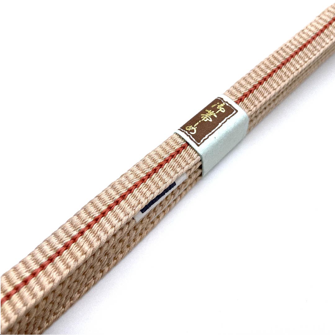 (New old stock) Obi-jime (belt fastener) made of pure silk, quarter-length cord, maiden color, hand-woven cord, new old stock, length approx. 159cm, width approx. 1.2cm, casual, S rank, pink, 1135001772913