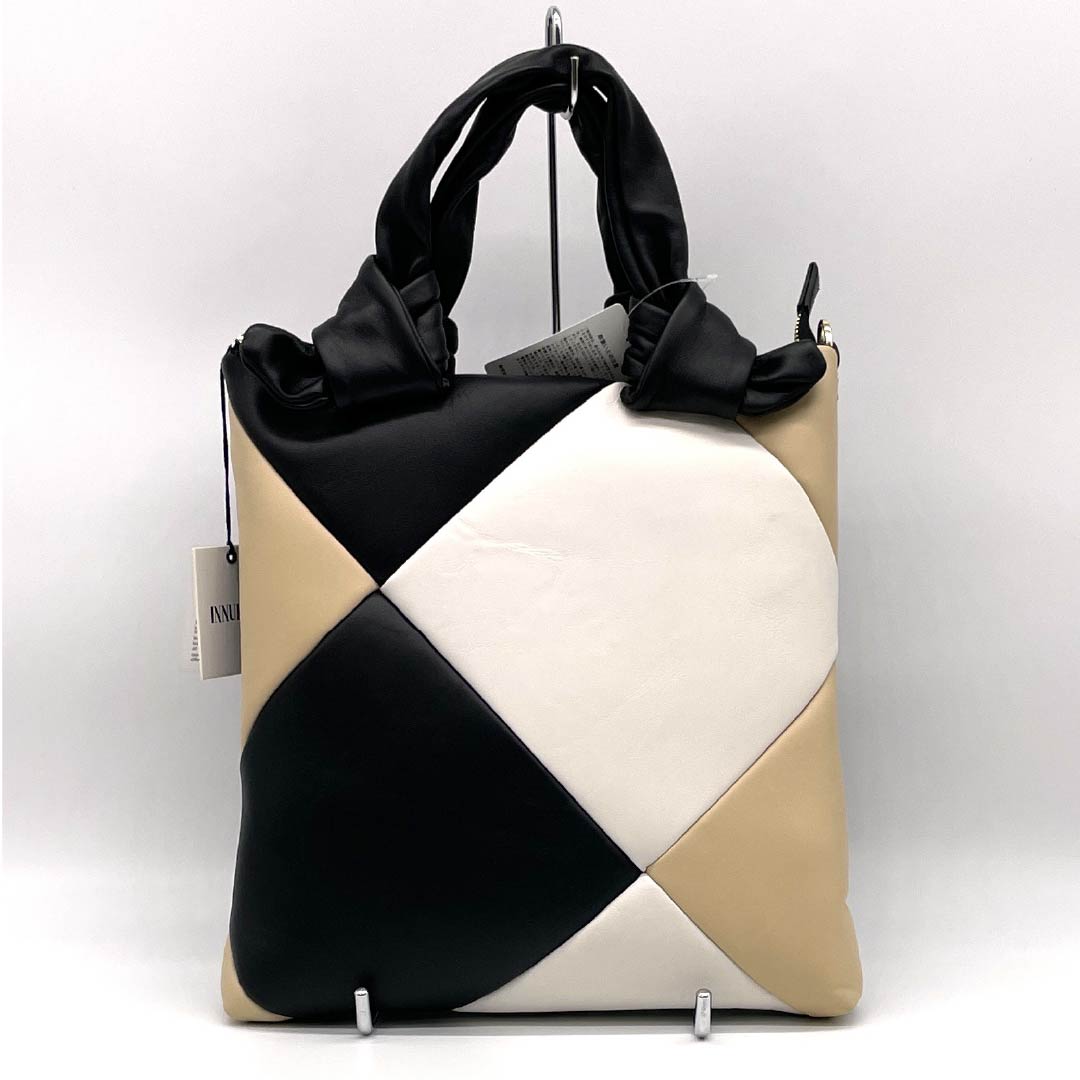 (Like New) Western-style Cowhide Leather Bag, S-Rank, Like New, Cowhide Leather, 2-Way, Black, 119700026210