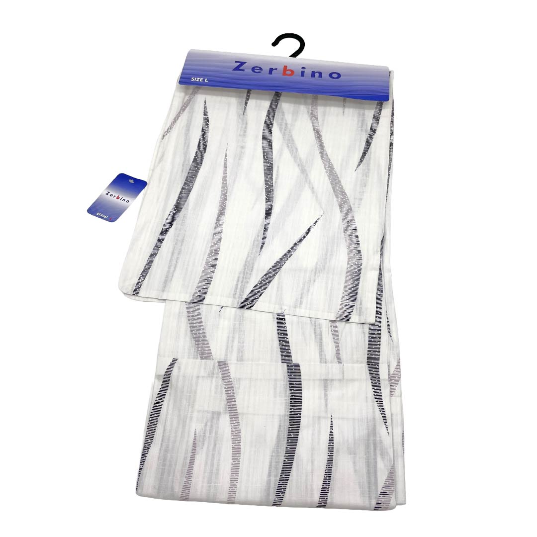 Men's Yukata Cotton NEW Rank Length 149cm Sleeve-to-sleeve 71cm White (Shiroiro) XYLICOOL Cool-touch Processing Curves Unlined White Tone 1138000221411