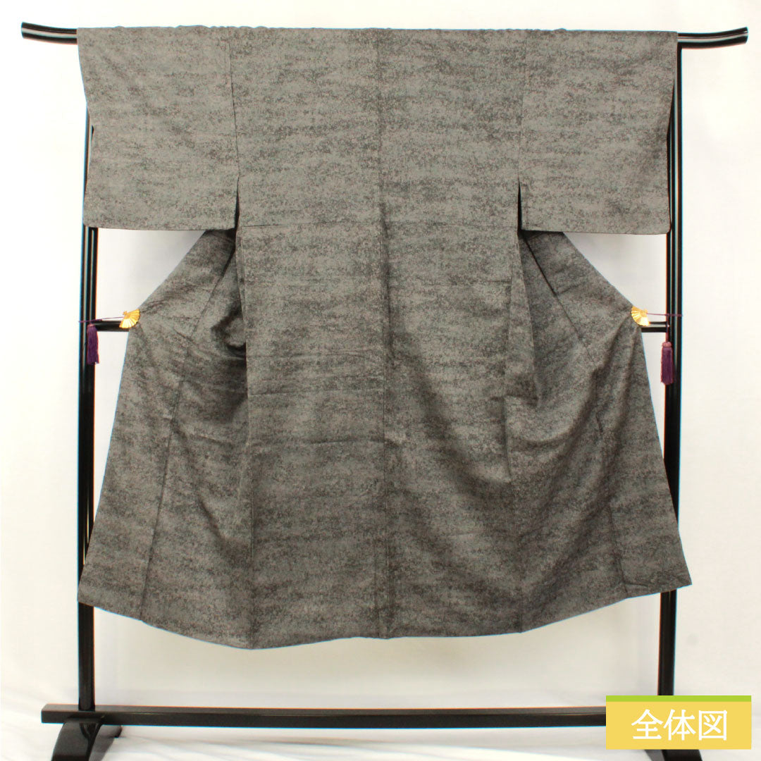 Men's pure silk, Rank A, length 139.5cm, sleeve-to-sleeve 68.5cm, pongee fabric, gradated dyeing, lined, grey family, 1119001723322