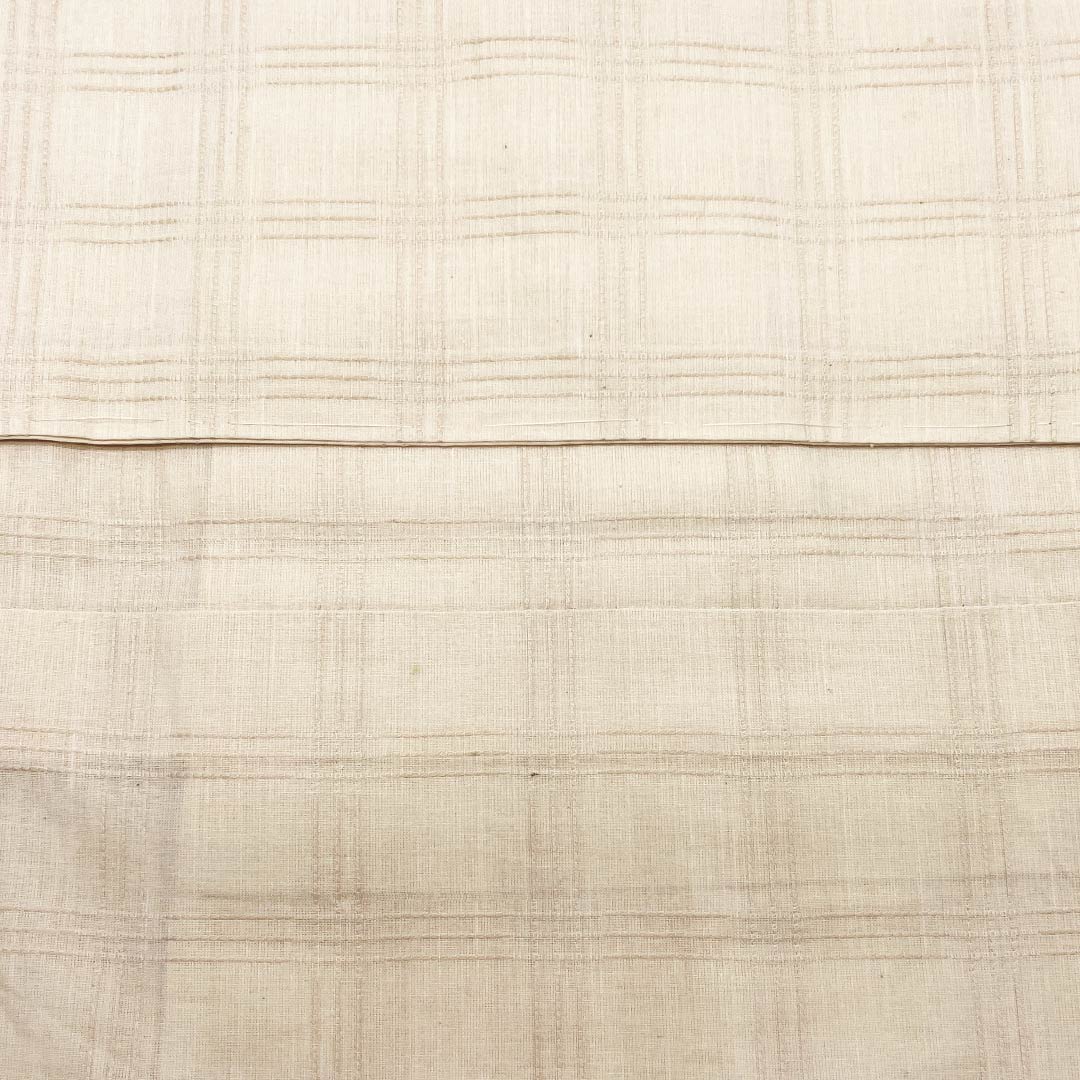 Men's Yukata Cotton NEW Rank Length 149cm Sleeve-to-sleeve 71cm Neriiro (off-white) XYLICOOL Cooling Process Changed Grid Single Layer White type 1138000161411