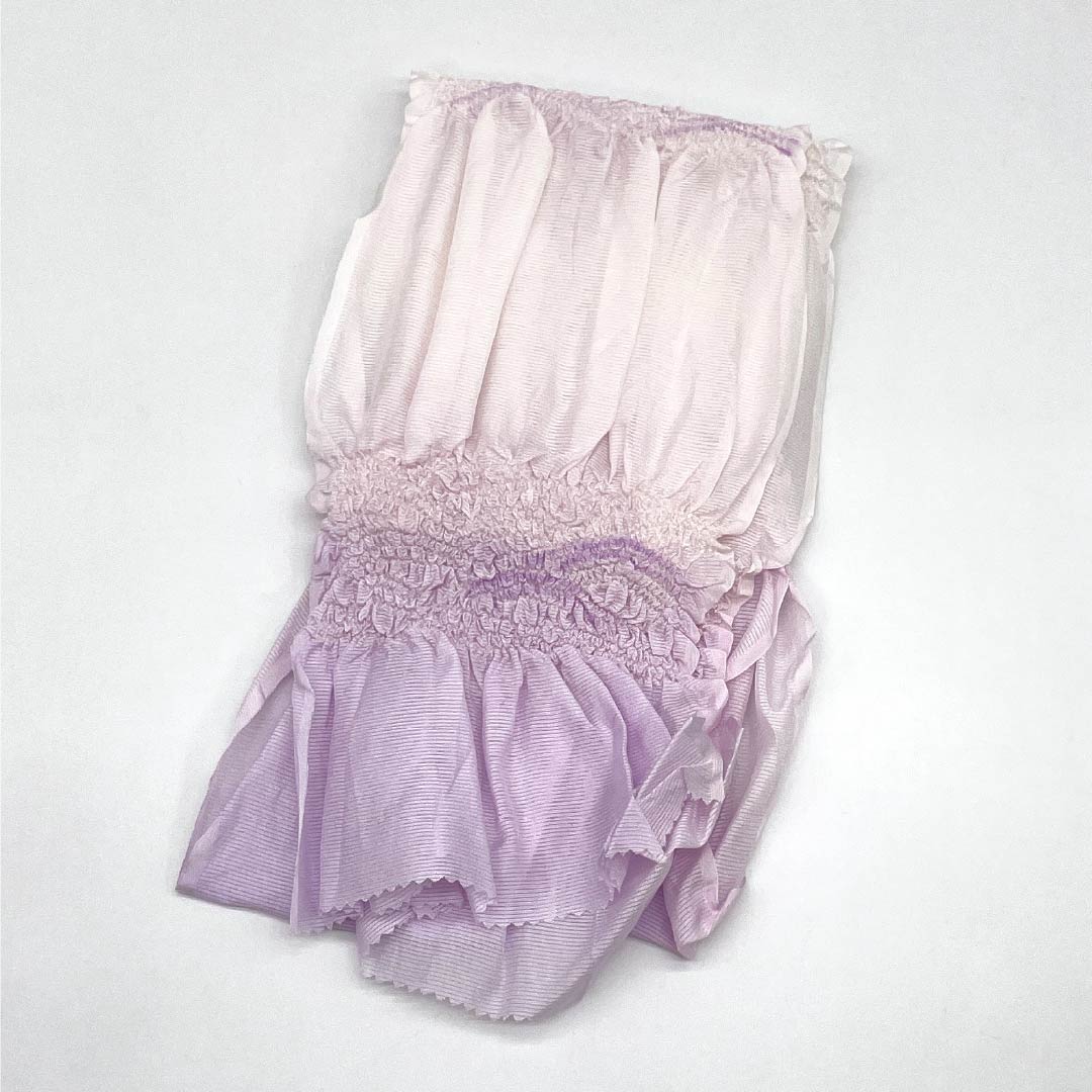 New Old Stock Obi-jime and Obi-age Set, Pure Silk, NEW Rank, Nioume-iro (pinkish-purple) and Usuzakura-iro (pale cherry blossom pink), Summer Wear, Shibori, Length approx. 162cm, Width approx. 1.4cm, Casual, Pink Tone, 1141000271313