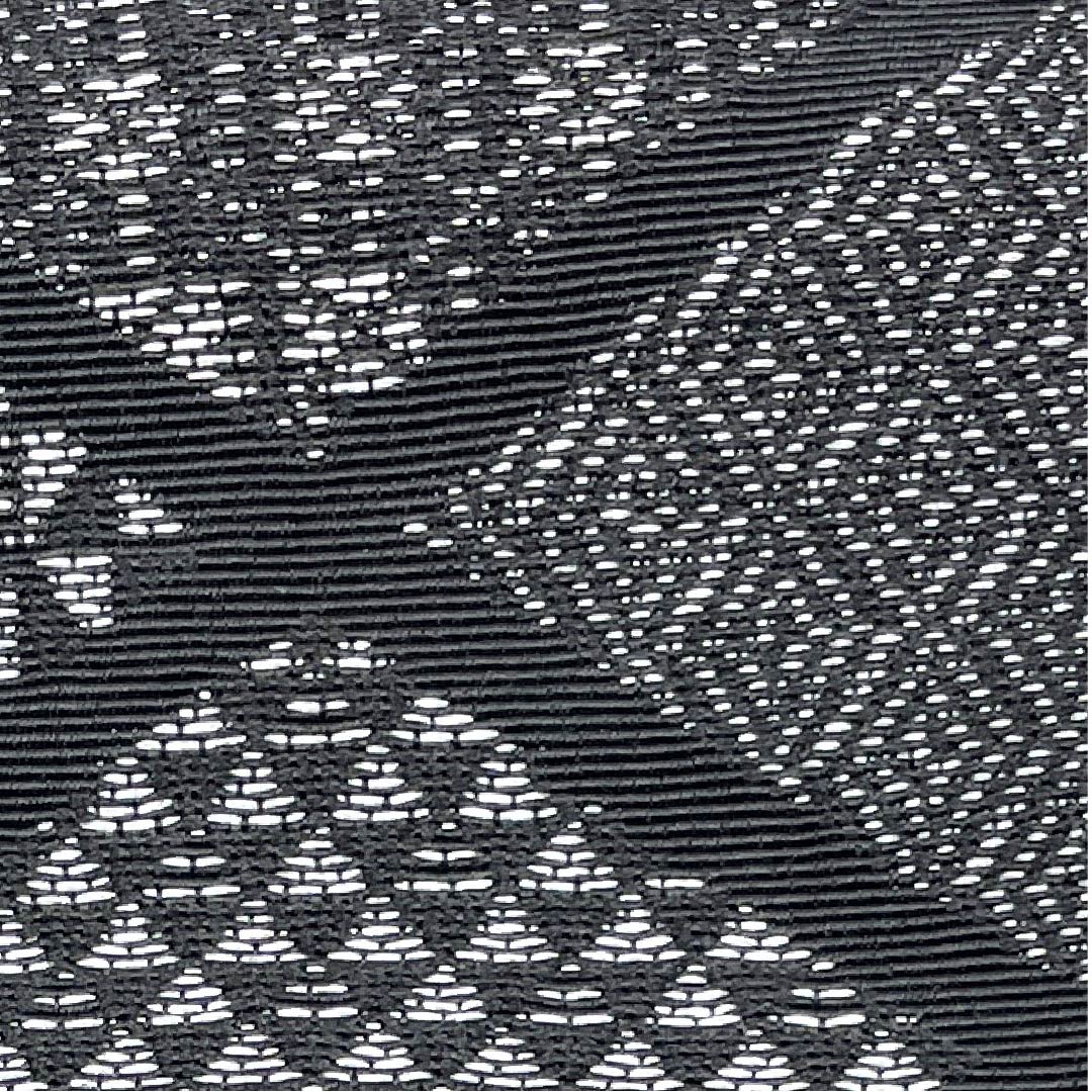 Square obi, polyester, black, diamond pattern, unused, obi length 419cm, width 10.5cm, new rank, black, 1134000161910