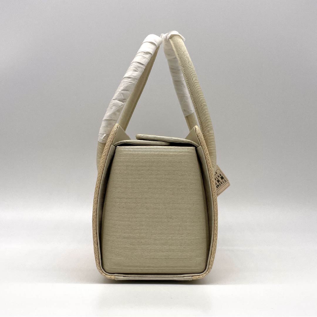 (Like New) Casual Japanese Bag, New Rank, Washi Rikyu Bag, Brown, 113900085114