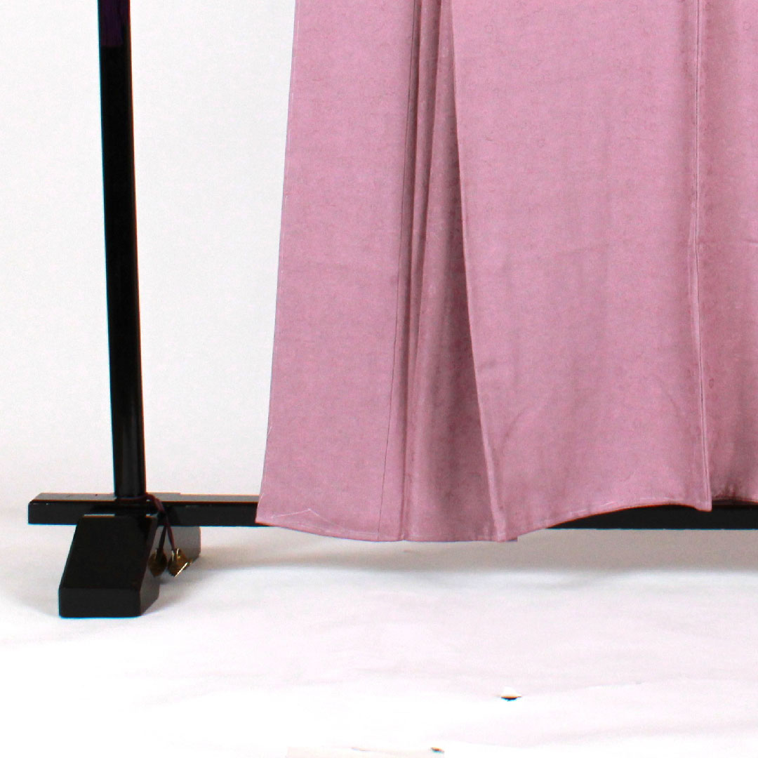 Plain color, floral and bird pattern, circle with crocodile pattern, length 160cm, sleeve length 65cm, lined, pure silk, S rank, purple, 1114000212320