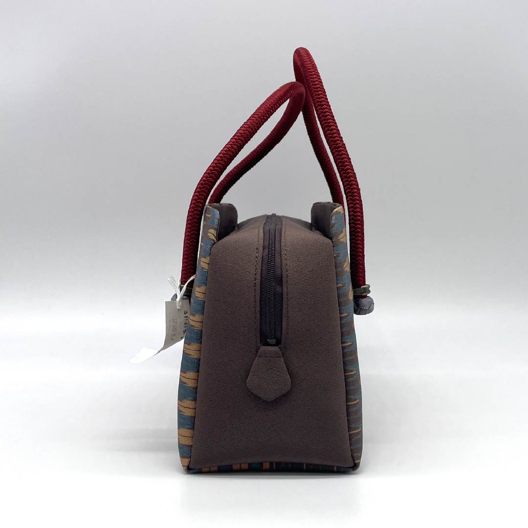 (Like New) Japanese Style Bag, Casual, New Rank, Goshima Himo Rikyu Bag, Brown, 113900104114