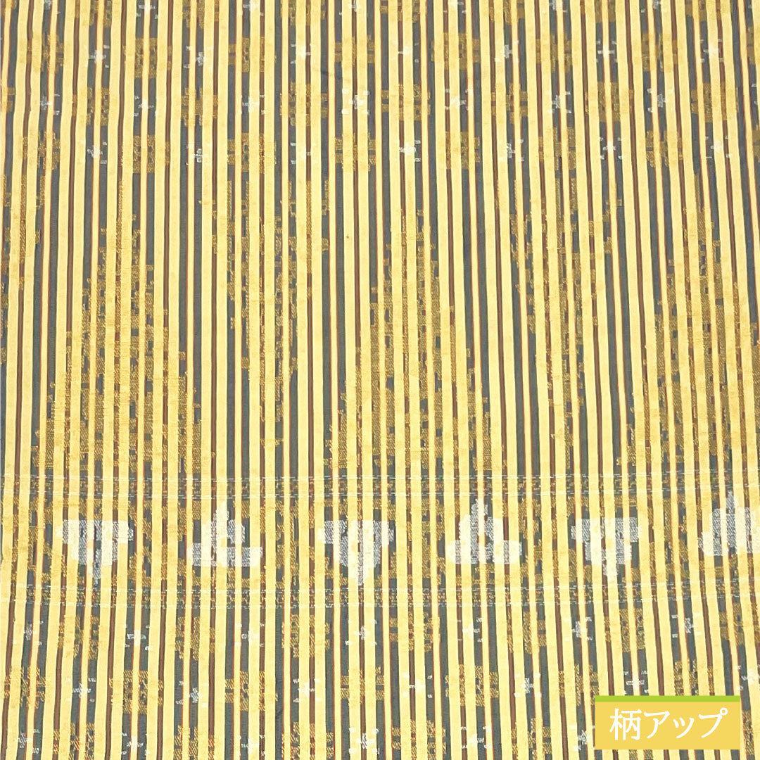 【未仕立】袋帯 正絹 Aランク 桝屋高尾 西陣織 渡来錦 平織り 手織り 帯丈432cm 全通 セミフォーマル ベージュ系 1123016913325