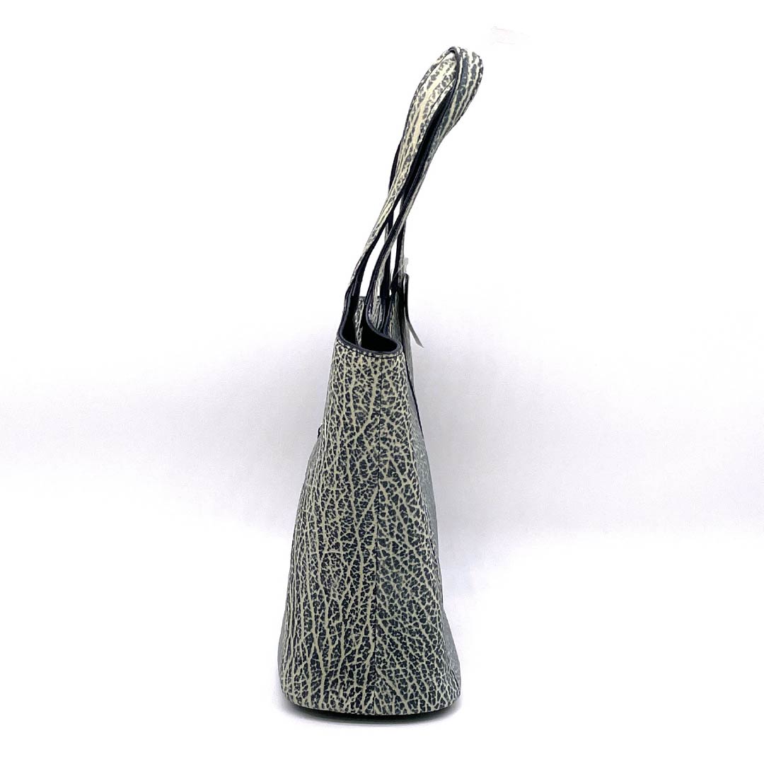 （新古品） 洋装バッグ オットセイ×リザード Aランク 新古品 オットセイ×リザード トートバッグ 青系 119700041317