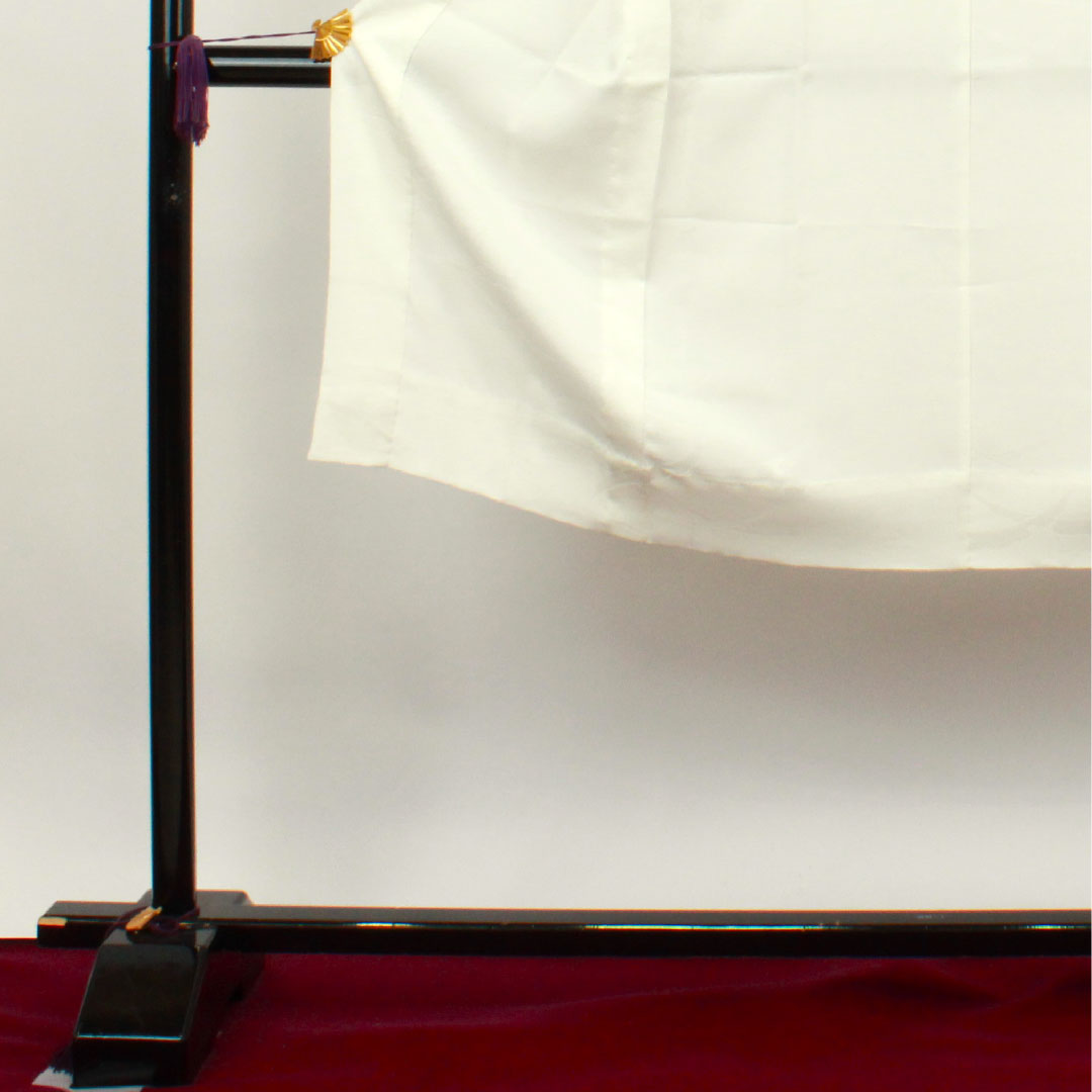 長襦袢 正絹 身丈123cm 裄丈65cm 単衣  フォーマル 露芝  Sランク 白系 1129000512111