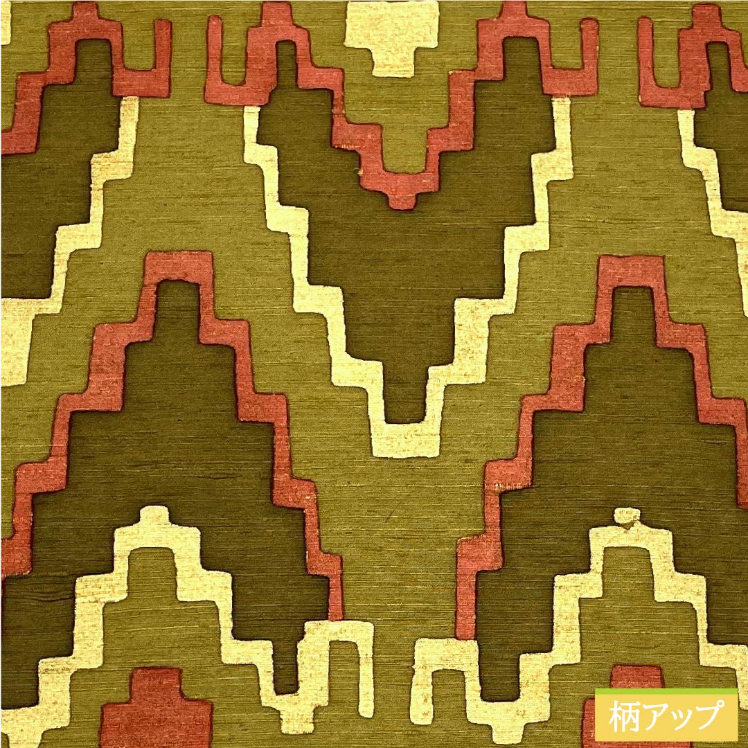 Nagoya obi, gold, abstract pattern, pongee fabric, obi length 358cm, pure silk, S rank, point pattern, casual, yellow, 1124005502323, Nagoya style