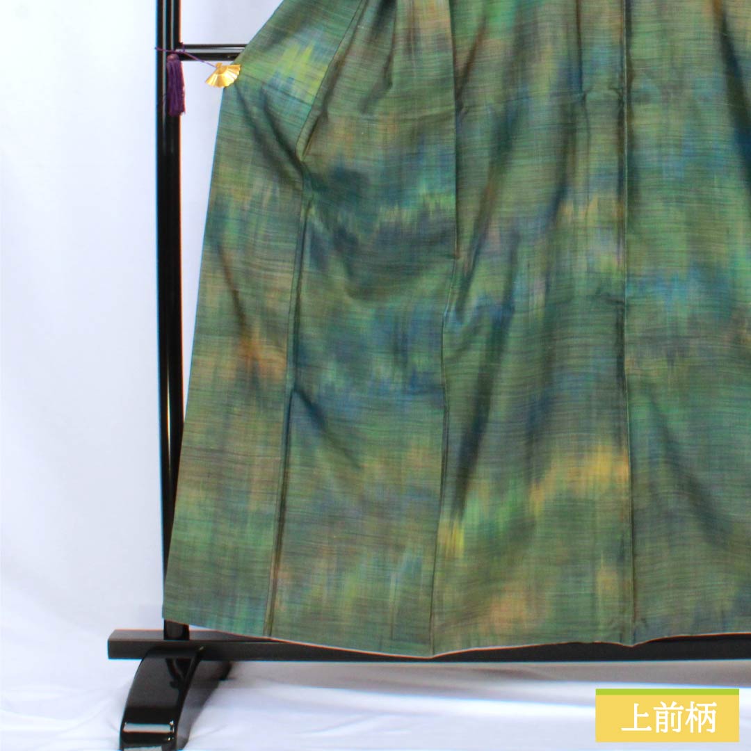 Tsumugi Silk A Rank Length 159cm Sleeve-to-sleeve 64cm Ombre weave Lined Gradation pattern 1116004723399