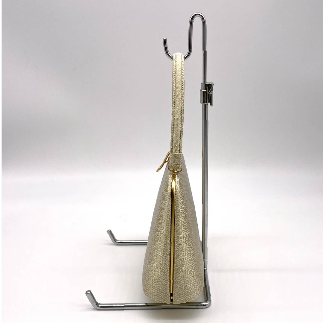 Formal Japanese style bag, gold color (kin-iro), for Tomesode, classic pattern, Saaya pattern, gold, S rank, 113900007221