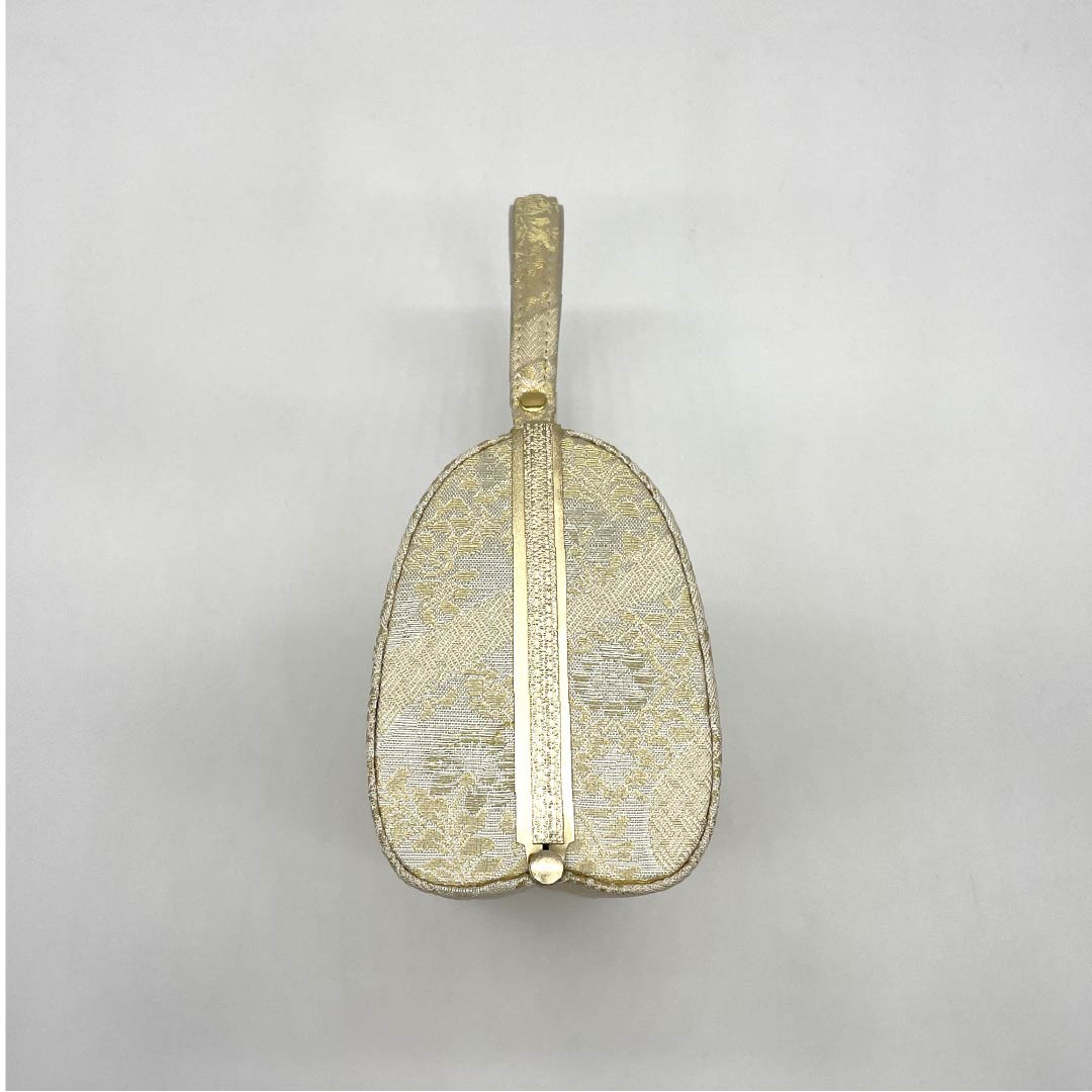 Formal Japanese style bag, gold color (kin-iro), for Tomesode, classic pattern, gold, S rank, 113900006221