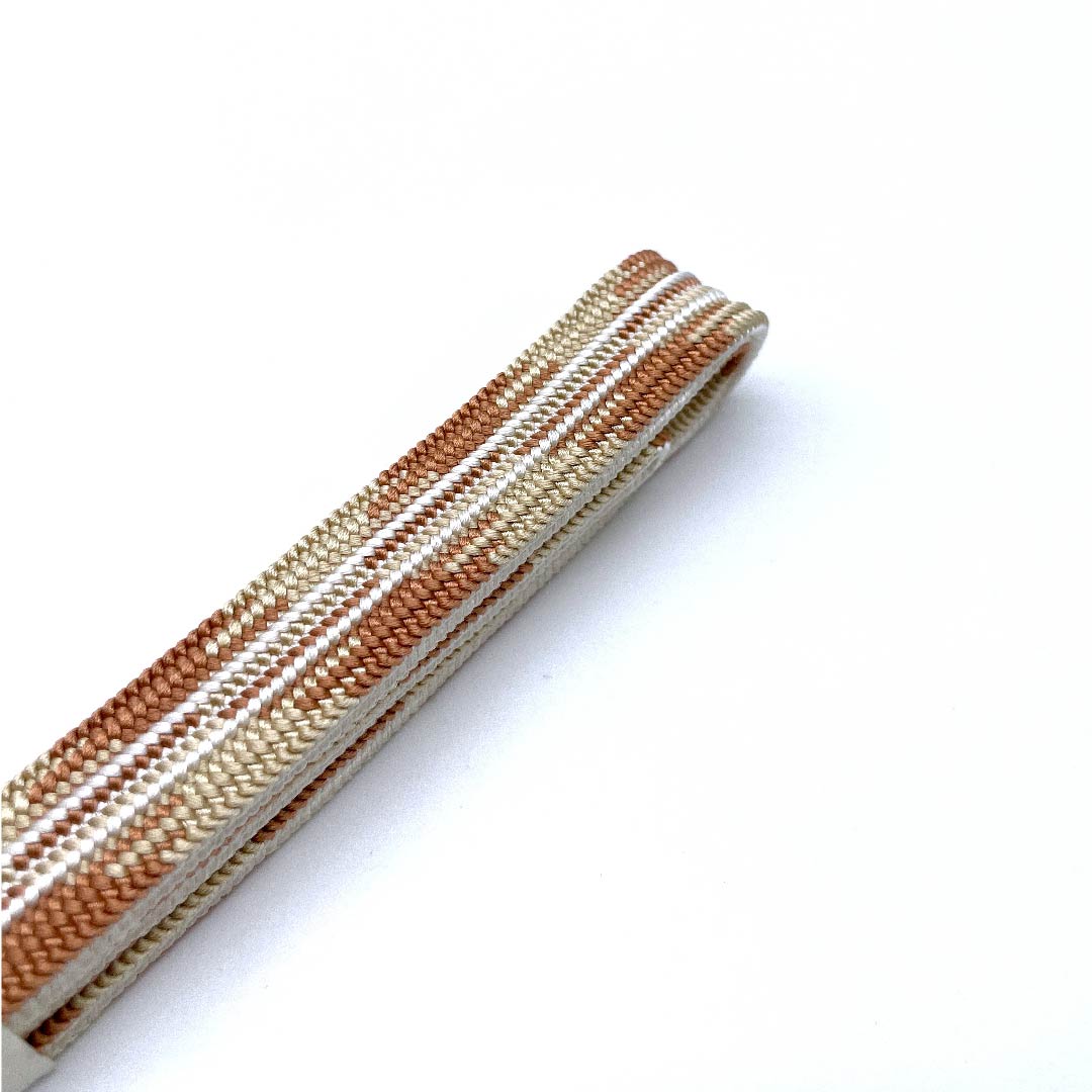(New old stock) Obi-jime (belt fastener) Pure silk, quarter-length cord, gradation, Goshima cord, Edo-kumihimo, new old stock, length approx. 162cm, width approx. 1.5cm, casual, S rank, gradation style, 1135001932999